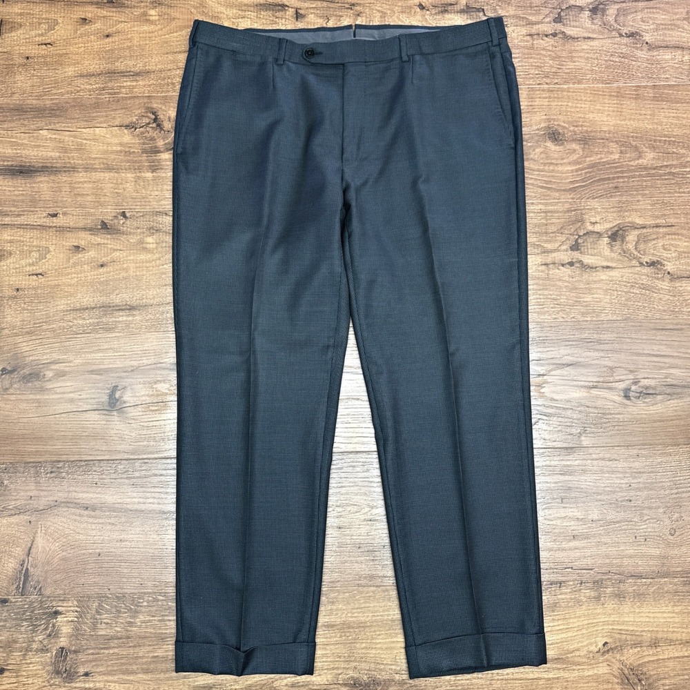 Ermenegildo Zegna Mens US‎ 46 Su Misura All Seasons Wool Mila Pants Mini Check